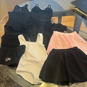 Dance bundle (8 pieces). GUC. Size XS-S (child)